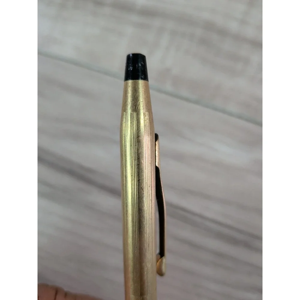 Vintage Cross Mechanical Pencil 1/20 12 KT Gold Filled Made In USA ( WORKING )
